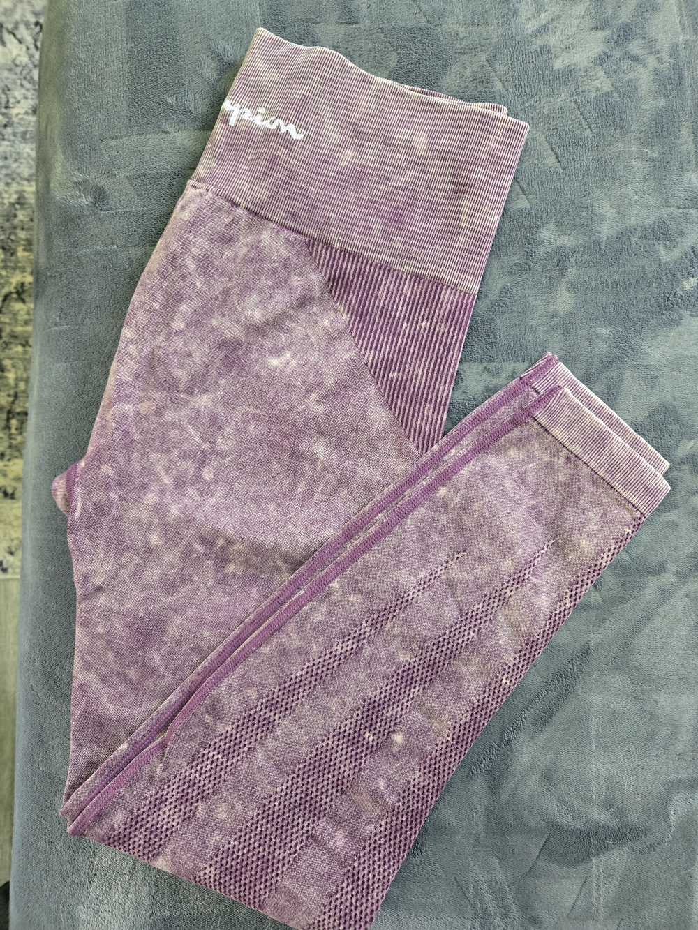 Champion Purple Seamless High-Waist Leggings Size Large